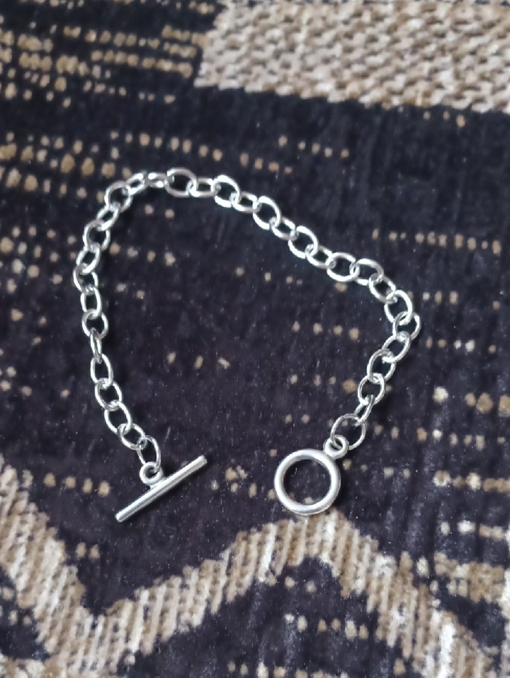 4/$40 New Simple Toggle Charm Bracelet